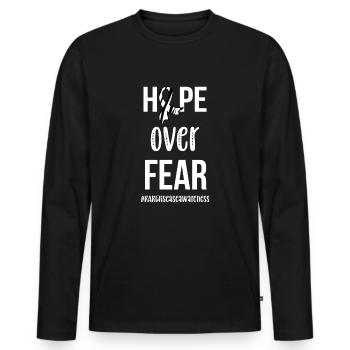 Seltenen Erkrankungen Rare Diseases Orphan Disease - Männer Premium Bio Langarmshirt - Schwarz - Vorne - Nico (187cm)
