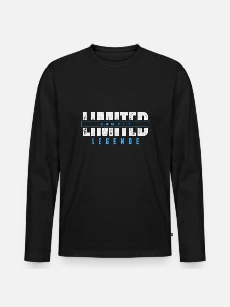 Légende limitée du camping-car. - T-shirt manches longues Premium bio Homme - noir