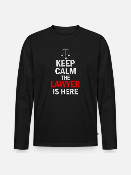 Paragraphe droit - T-shirt manches longues Premium bio Homme - noir