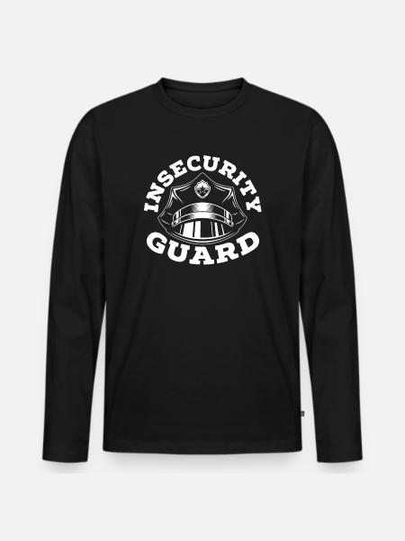 Security Officer Bouncer Security Officer - Men's Premium Organic Long Sleeve Shirt - black