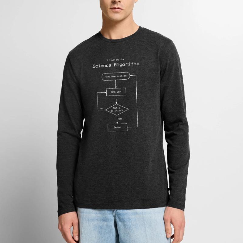 Science Algorithm Men's Premium Organic Long Sleeve Shirt