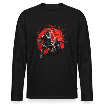 Assassin's Creed Shadows Naoe Und Yasuke - Männer Premium Bio Langarmshirt - Schwarz - Vorne - Nico (187cm)