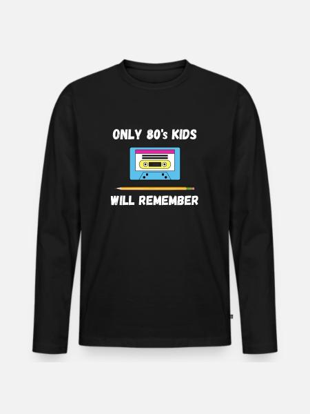 Cassette stylo - T-shirt manches longues Premium bio Homme - noir