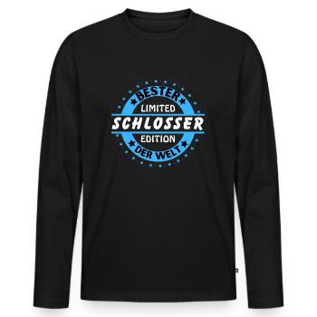 Best locksmith in the world - Men's Premium Organic Long Sleeve Shirt - black - Front - Nico (187cm)