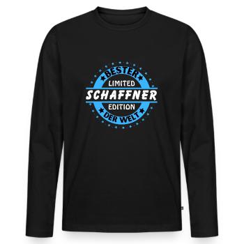 Best conductor in the world - Men's Premium Organic Long Sleeve Shirt - black - Front - Nico (187cm)