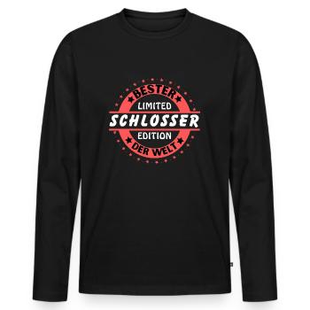 Best locksmith in the world - Men's Premium Organic Long Sleeve Shirt - black - Front - Nico (187cm)