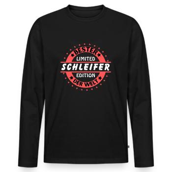Best grinder in the world - Men's Premium Organic Long Sleeve Shirt - black - Front - Nico (187cm)