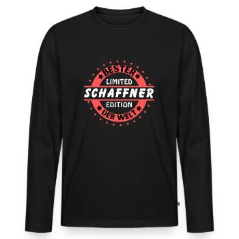 Best conductor in the world - Men's Premium Organic Long Sleeve Shirt - black - Front - Nico (187cm)