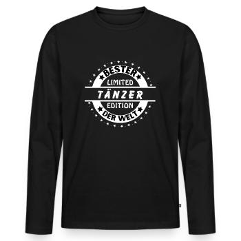 Bester Tänzer der Welt - Männer Premium Bio Langarmshirt - Schwarz - Vorne - Nico (187cm)
