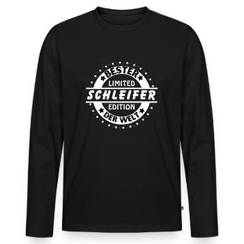 Best grinder in the world - Men's Premium Organic Long Sleeve Shirt - black - Front - Nico (187cm)