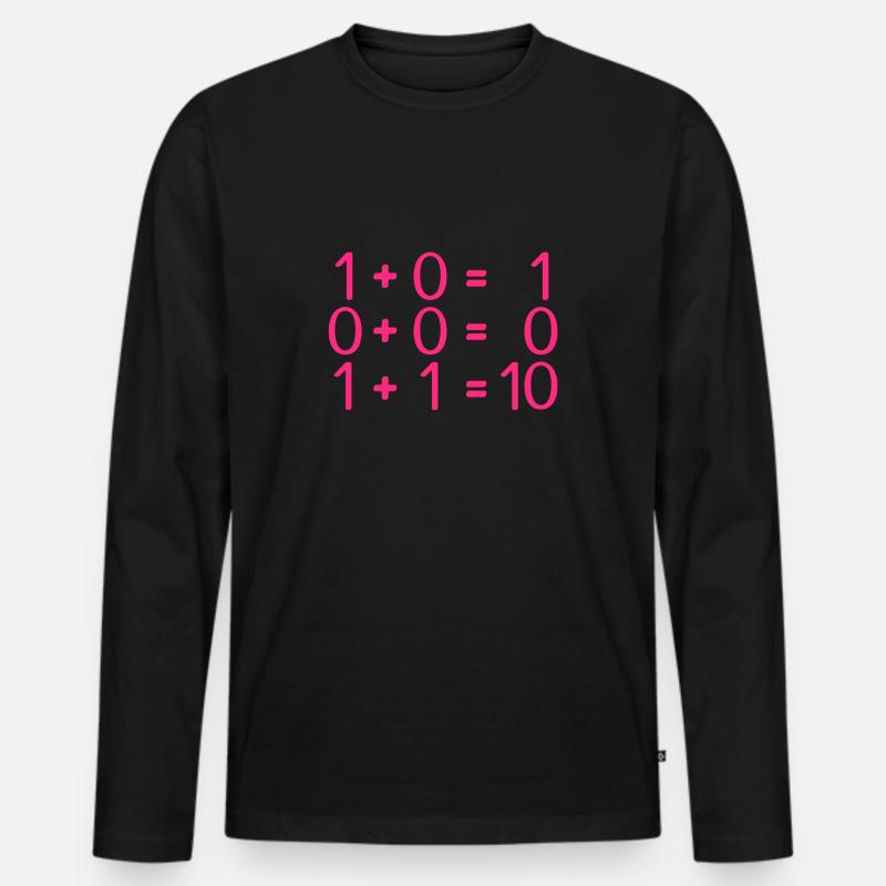 Computer science rules programmers - Men's Premium Organic Long Sleeve Shirt - black