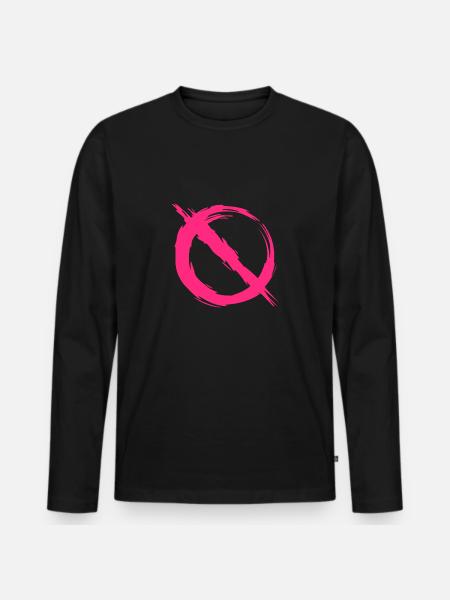 Interdiction interdite - T-shirt manches longues Premium bio Homme - noir