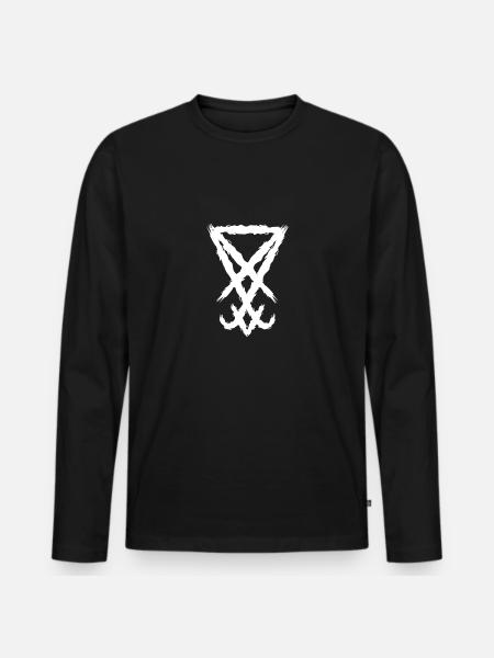 The seal of Satan - Men's Premium Organic Long Sleeve Shirt - black