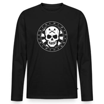 Fléchettes Fléchettes 180 Flèches Flèches Sports Gambling Vate - T-shirt manches longues Premium bio Homme - noir - Devant - Nico (187cm)