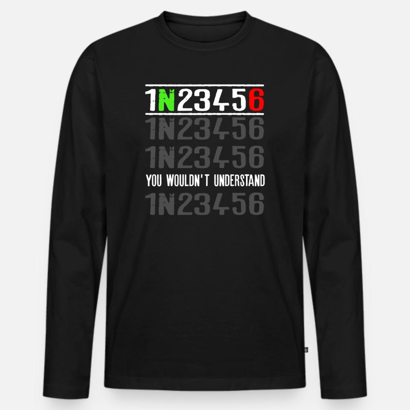 Code Glyphs You Wouldn't Understand Men's Premium Organic Long Sleeve Shirt