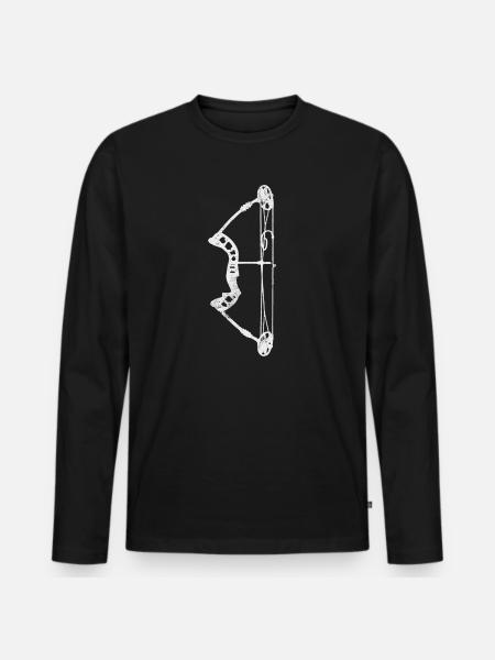 Archery Archery Archery Archer - Men's Premium Organic Long Sleeve Shirt - black