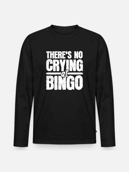Bingo Bingo Joueurs Bingo Appels - T-shirt manches longues Premium bio Homme - noir