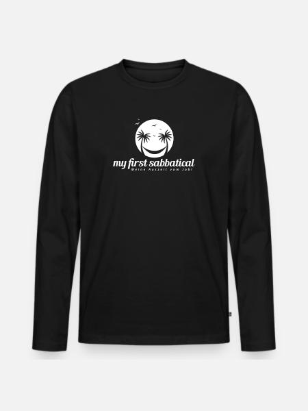 My first sabbatical - Men's Premium Organic Long Sleeve Shirt - black