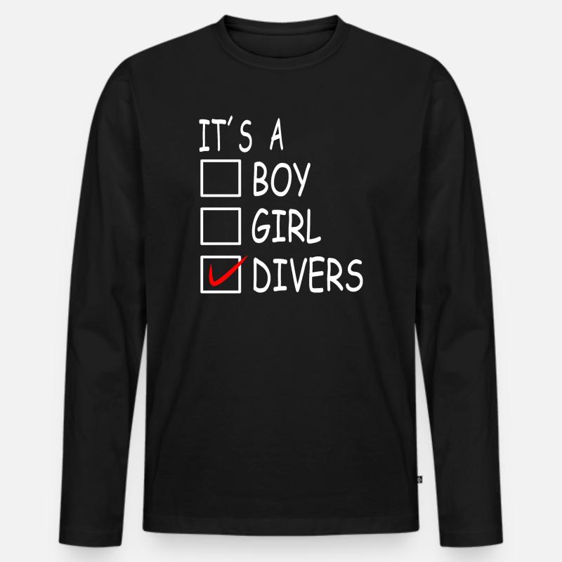 Divers Transgeschlechtlichkeit - Männer Premium Bio Langarmshirt - Schwarz