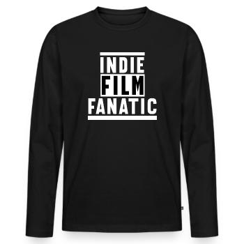 Dvd Abend Binge Watching Movies Statement Filme - Männer Premium Bio Langarmshirt - Schwarz - Vorne - Nico (187cm)
