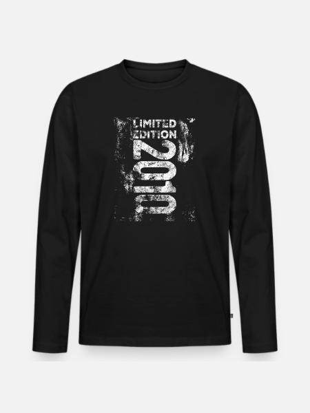 Édition limitée 2010 | Né en 2010 - T-shirt manches longues Premium bio Homme - noir