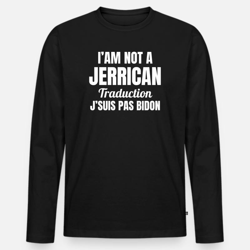 Verlogen, ich bin nicht falsch, dumm - Männer Premium Bio Langarmshirt - Schwarz