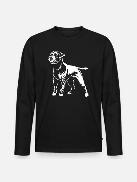 Parson Russell Terrier "BlackEdition" - Men's Premium Organic Long Sleeve Shirt - black
