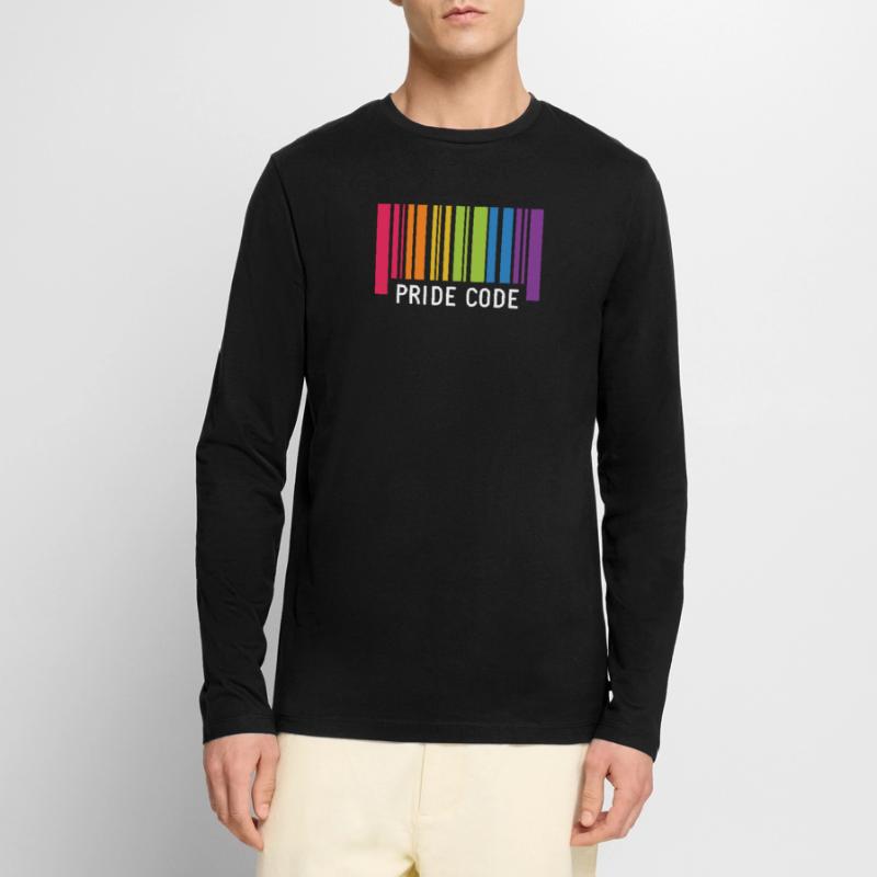 LGBT Pride Month - Pride Code Men's Premium Organic Long Sleeve Shirt