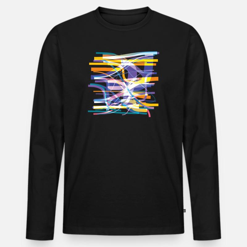 Bodycheck - Männer Premium Bio Langarmshirt - Schwarz