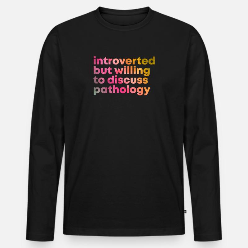 Pathologie - Männer Premium Bio Langarmshirt - Schwarz