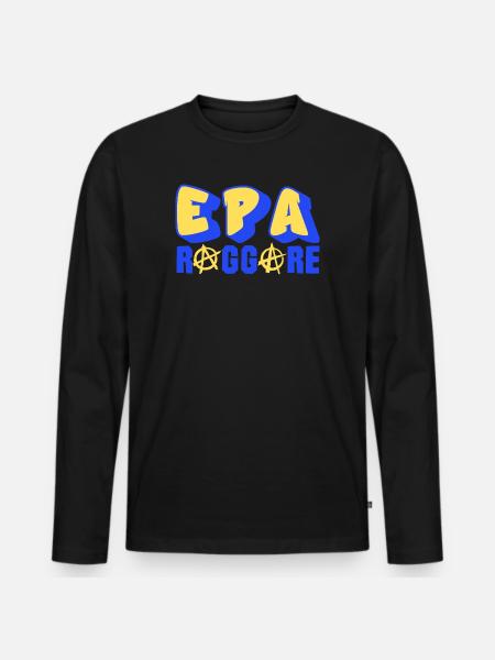 Epa Raggare Punk - Men's Premium Organic Long Sleeve Shirt - black