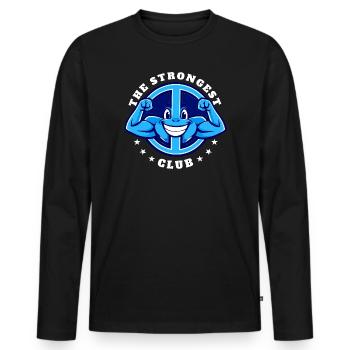 Peace movement - Men's Premium Organic Long Sleeve Shirt - black - Front - Nico (187cm)
