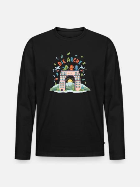 The Ark of Joy - Men's Premium Organic Long Sleeve Shirt - black