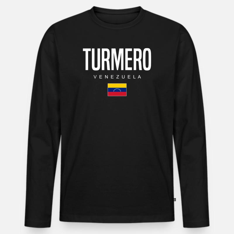 Turmero Venezuela - Männer Premium Bio Langarmshirt - Schwarz