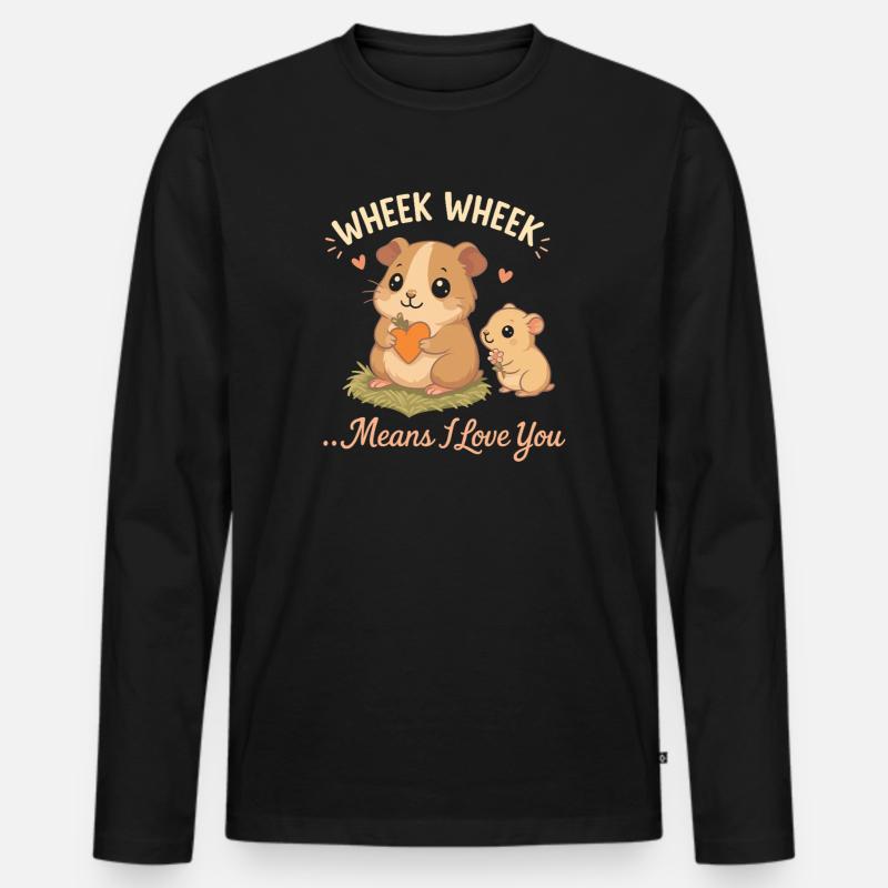 Assistenz-Imker - Männer Premium Bio Langarmshirt - Schwarz