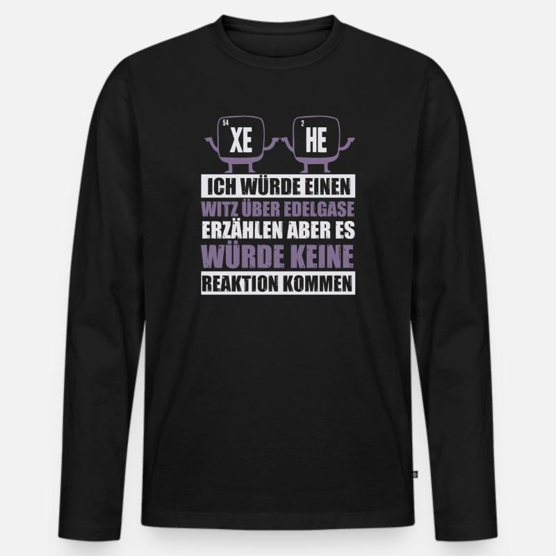 Whiskey Spruch Whiskeytrinker Whiskeyliebhaber - Männer Premium Bio Langarmshirt - Schwarz