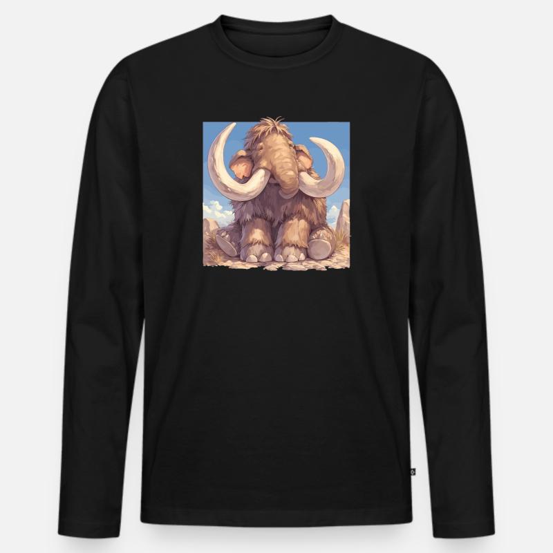 Mammuts Mammut - Männer Premium Bio Langarmshirt - Schwarz