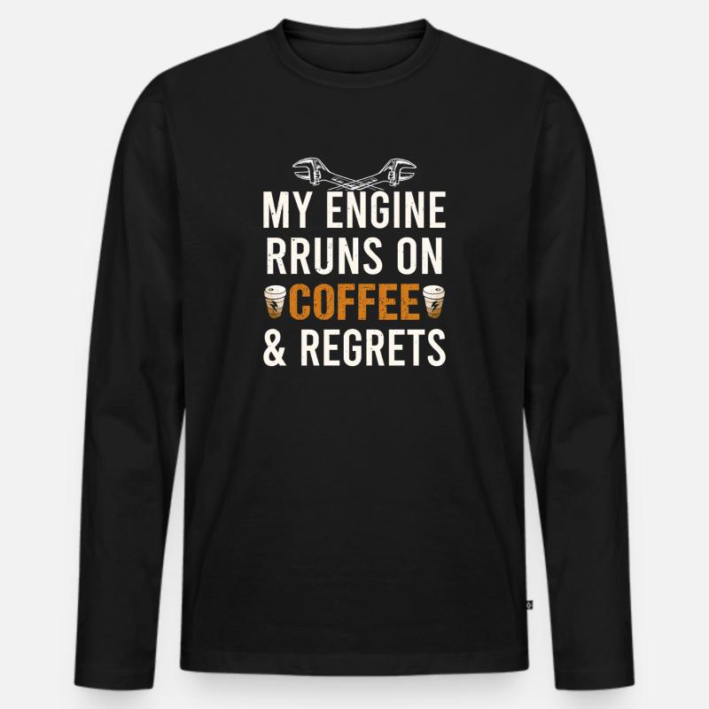 Mechanical Engineering Mechanical Engineer - Men's Premium Organic Long Sleeve Shirt - black