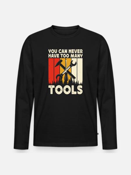 Car Mechanic Mechatronics Technician Screwdriver Gift - Men's Premium Organic Long Sleeve Shirt - black