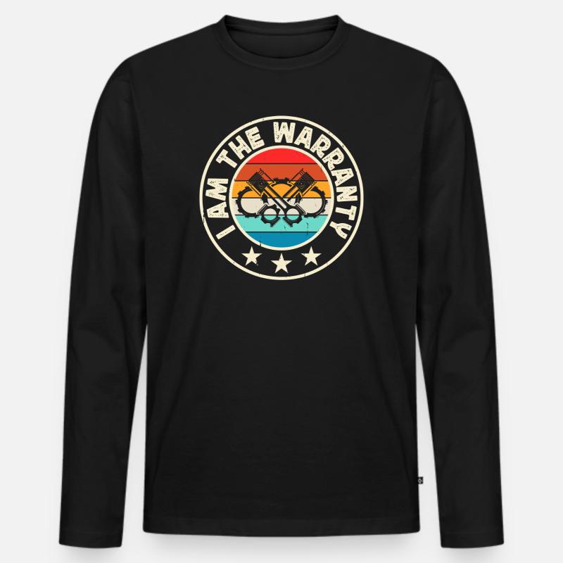 Mechaniker Mechatroniker Handwerker Geschenk - Männer Premium Bio Langarmshirt - Schwarz
