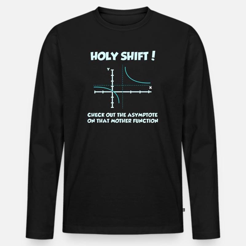 Math Math Math Teacher Mathematician - Men's Premium Organic Long Sleeve Shirt - black