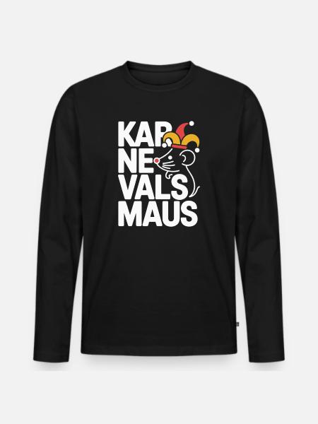 Carnival Mouse Cologne Carnival Mouse - Men's Premium Organic Long Sleeve Shirt - black