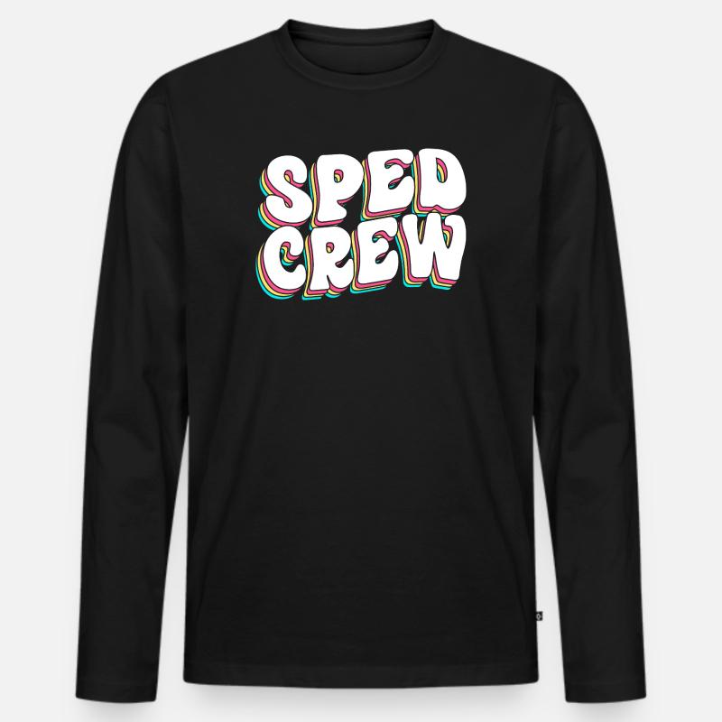Sonderschule Lehrer Förderschule Pädagoge - Männer Premium Bio Langarmshirt - Schwarz