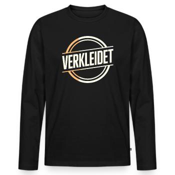 Déguisement déguisement carnaval carnaval - T-shirt manches longues Premium bio Homme - noir - Devant - Nico (187cm)