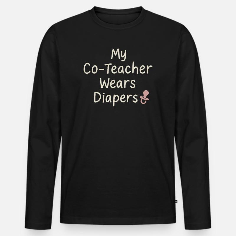 Christlicher Homeschool-mutter-glaube - Männer Premium Bio Langarmshirt - Schwarz