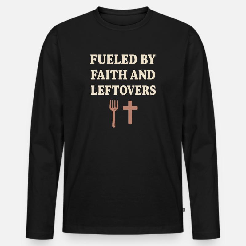 Christlicher Homeschool-mutter-glaube - Männer Premium Bio Langarmshirt - Schwarz