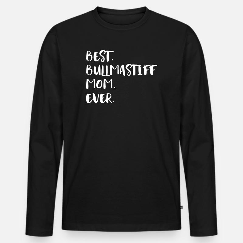 Bullmastiff - Männer Premium Bio Langarmshirt - Schwarz
