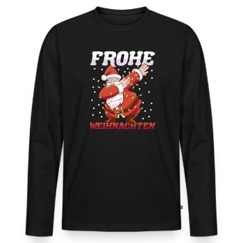 Archery Archery Archery - Men's Premium Organic Long Sleeve Shirt - black - Front - Nico (187cm)