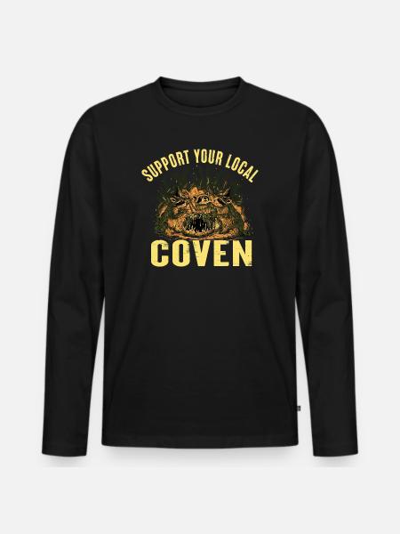 Hexen Geschenkidee Hexenzirkel Hexenschwester Hexe - Männer Premium Bio Langarmshirt - Schwarz