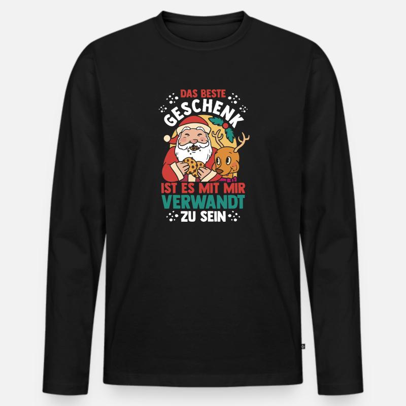 Bogenschütze Bogensport Bogenschießen - Männer Premium Bio Langarmshirt - Schwarz